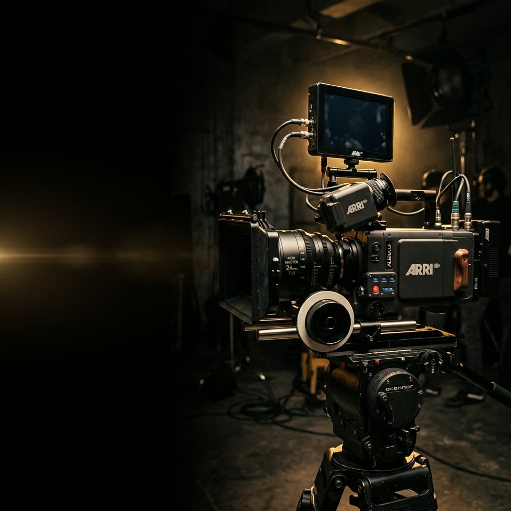 Cinematic camera backdrop